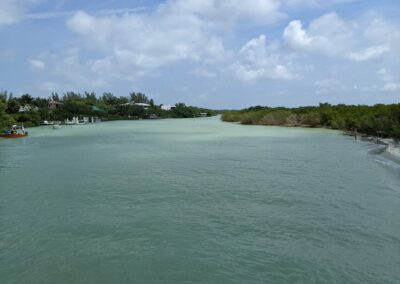 Crossing the bridge at Turner beach Captiva