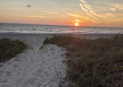 Setting sun in Captiva