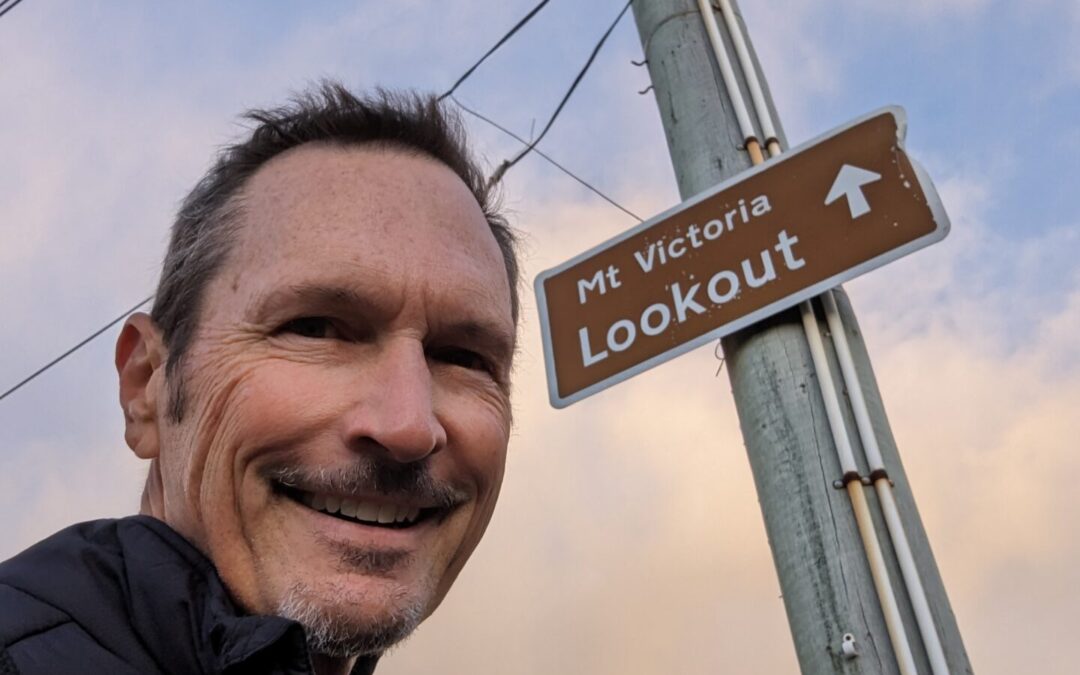 Climbing Mount Victoria in Windy Wellington