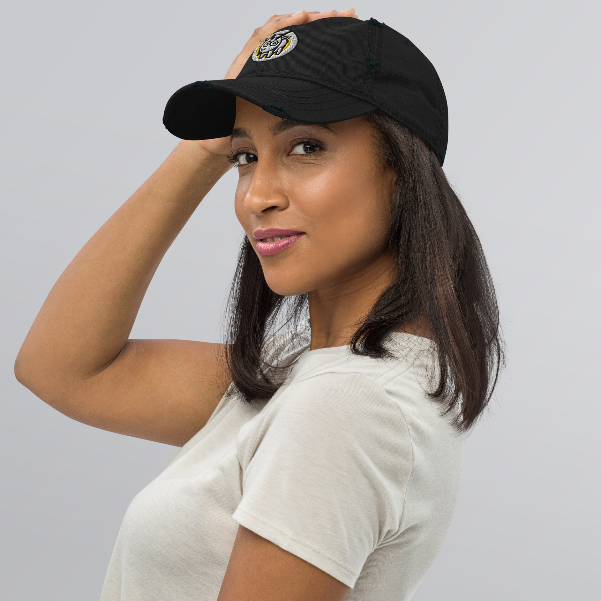 Old Goat Embroidered Dad Hat - Image 3