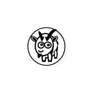 Old Goat Badge Sticker